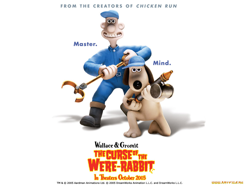 the, wallace, and, gromit, movie, curse, of, wererabbit, , in, were, rabbit